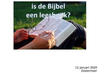 12 januari 2020
Zoetermeer
 