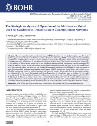 BOHR International Journal of Computational Intelligence and Communication Network
202 , Vol. , No. , pp. 47–53
https://do...