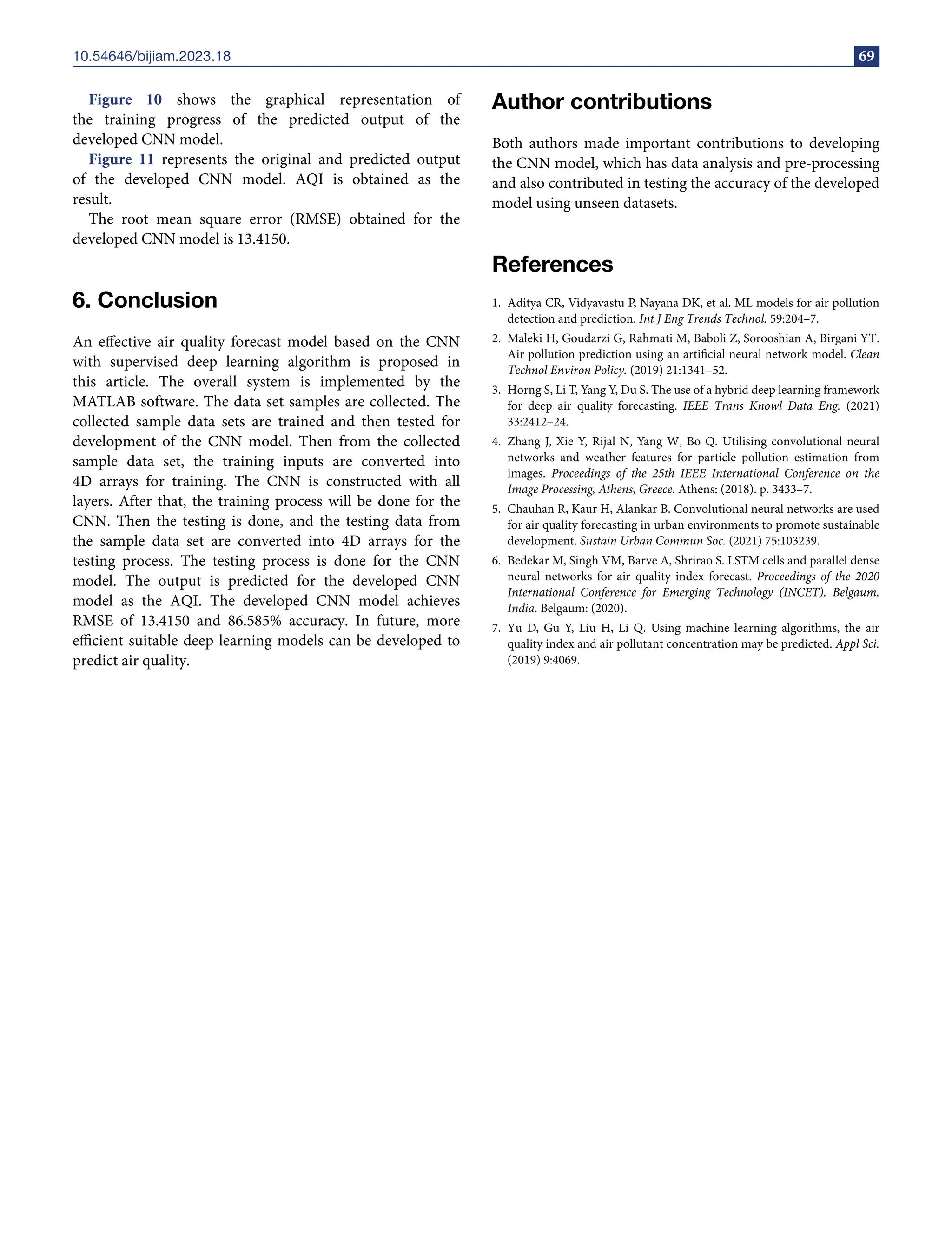 Air Quality Forecasting Using Convolutional Neural Networks Pdf