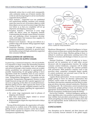 Role of Artificial Intelligence in Supply Chain Management | PDF