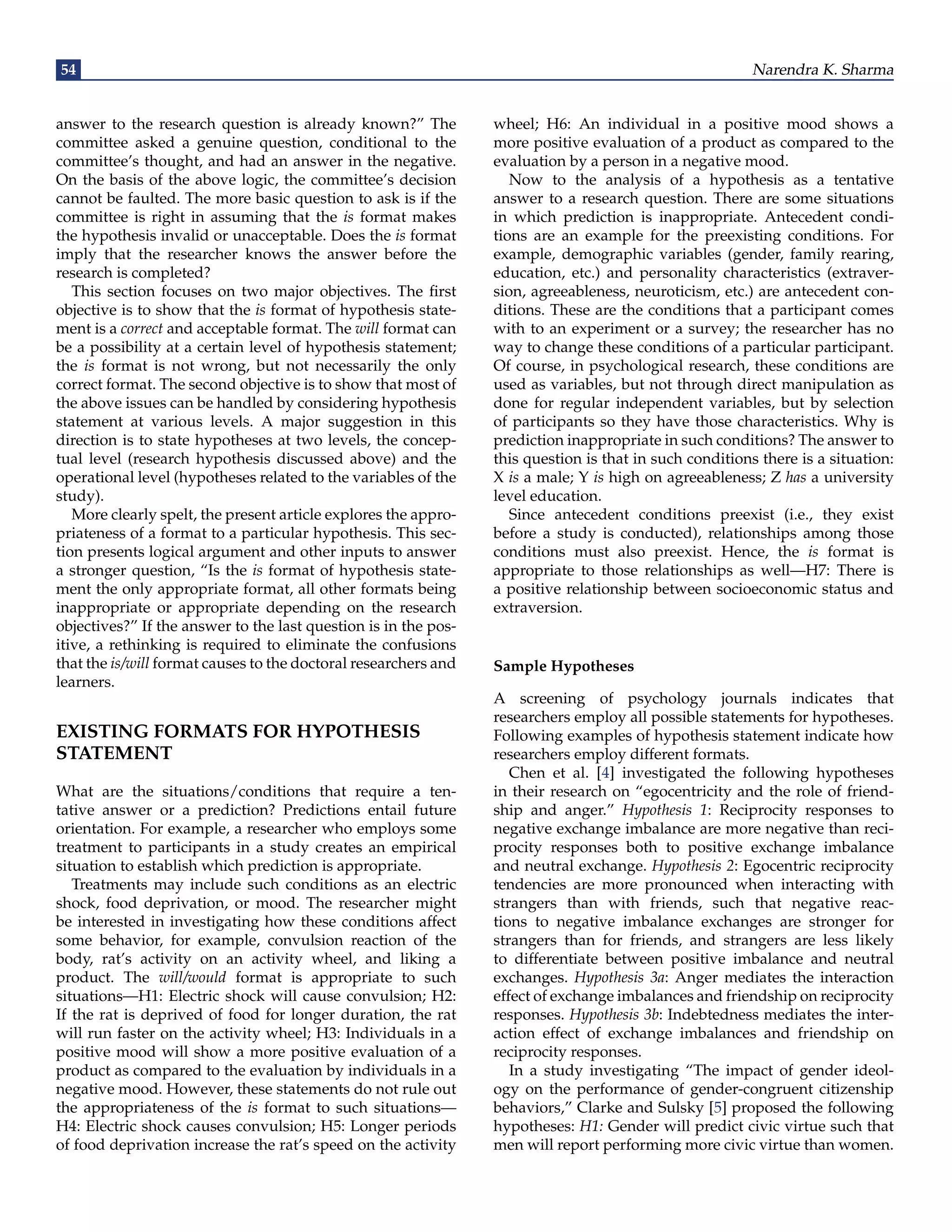 Hypothesis Statement and Statistical Testing: A Tutorial | PDF