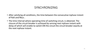 microprocessor based automatic synchroniser (8085) | PPTX