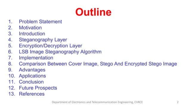 Dual Layer Security Of Data Using LSB Image Steganography And AES ...
