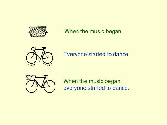 Sentence Bikes Part I