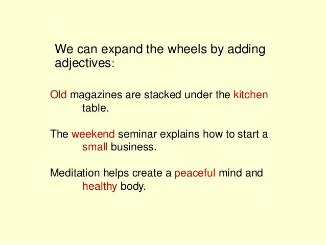 Sentence Bikes Part I