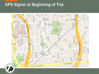 GPS Signal at Beginning of Trip
 