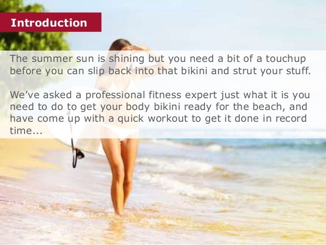 Bikini Body Workout Plan Get Ready For The Beach With These 5 Workou Bikini Body Workout Plan Get Ready For The Beach With These 5 Workou
