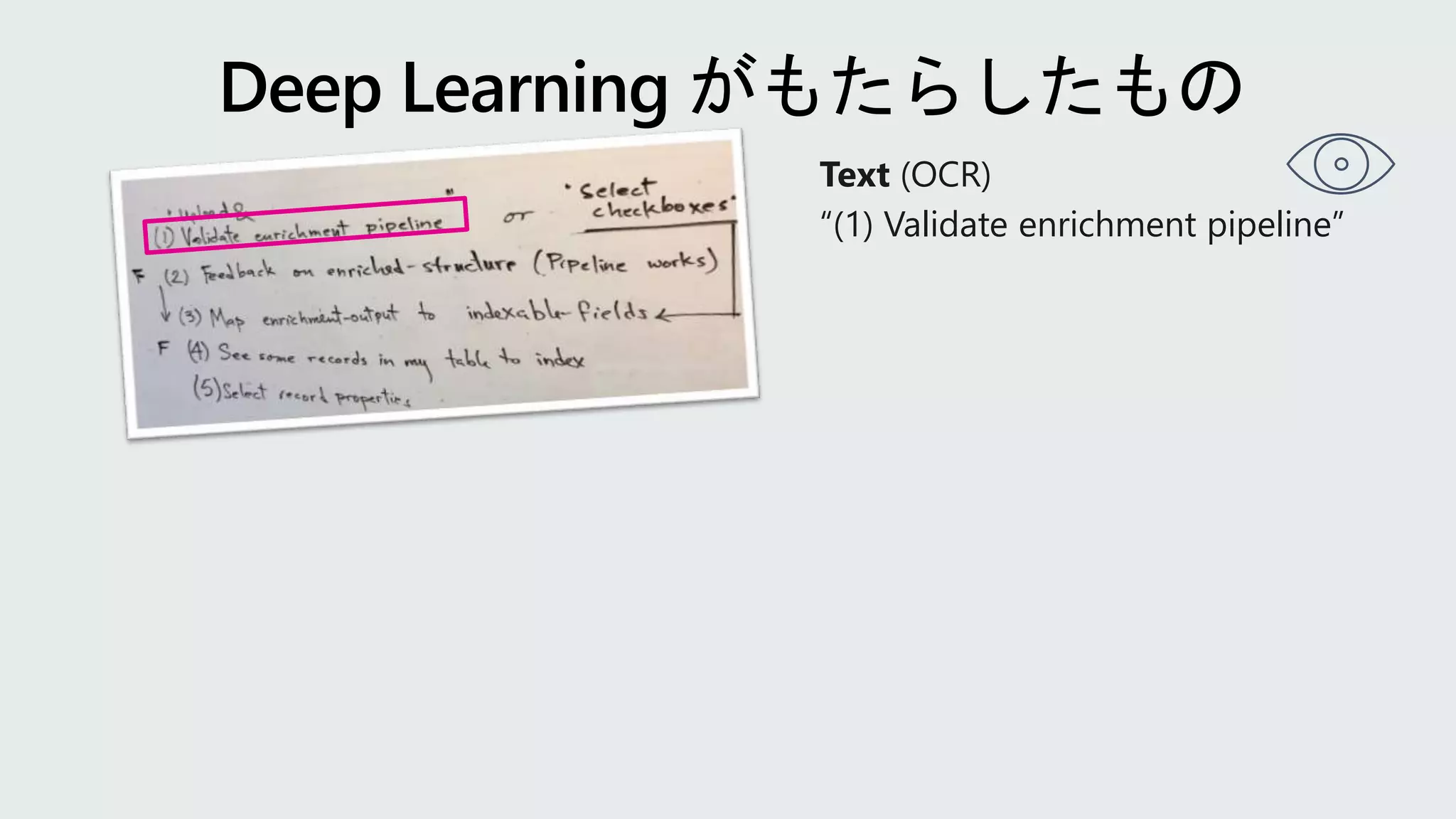 Text (OCR)
“(1) Validate enrichment pipeline”
 