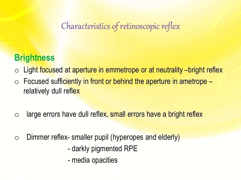 Retinoscopy/ Objective Refraction / Retinoscopy of eye (Principle