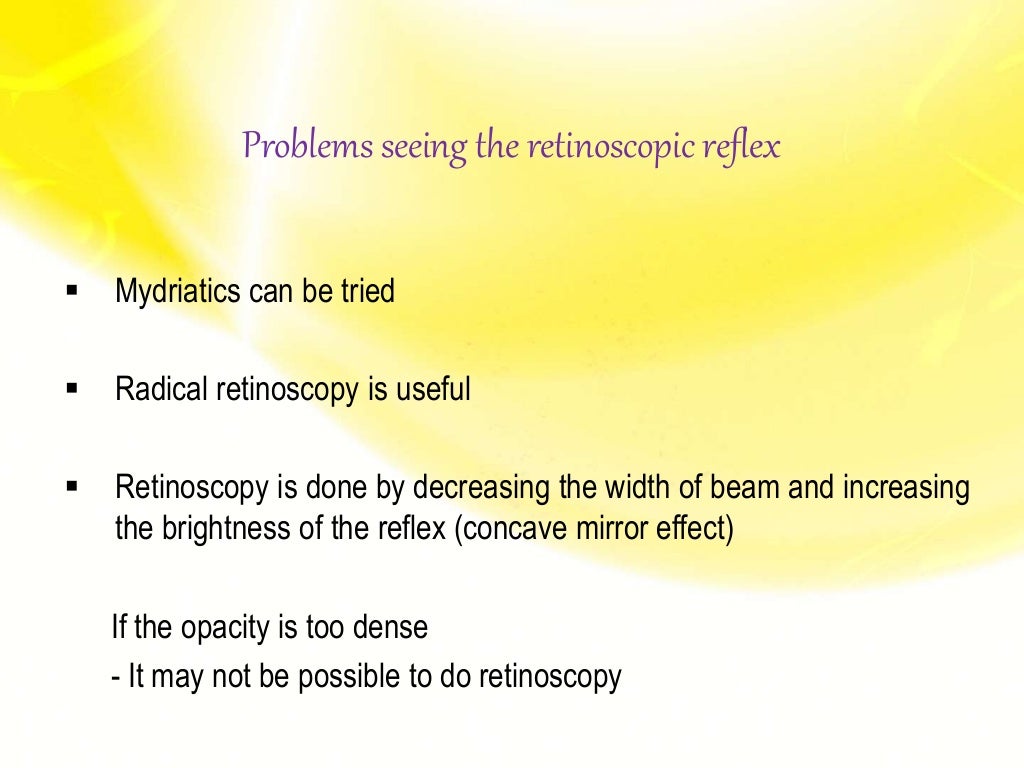 Retinoscopy/ Objective Refraction / Retinoscopy of eye (Principle