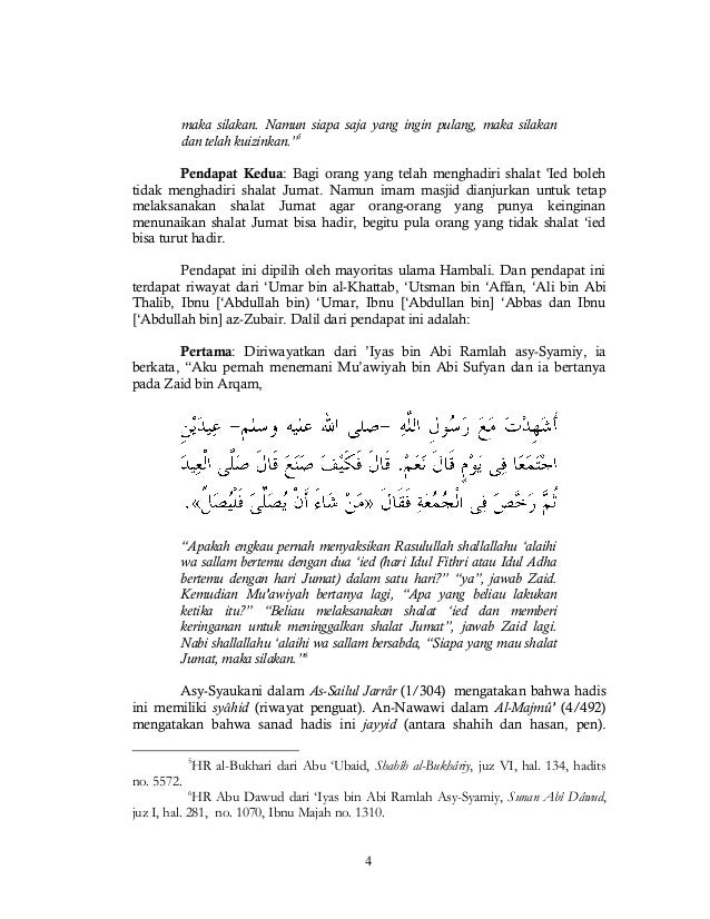 Bila Hari Raya Pada Hari Jumat Apa Yang Kita Lakukan