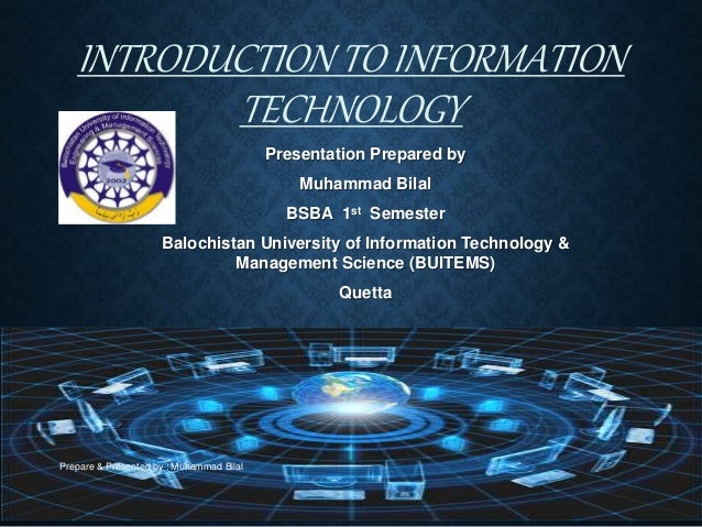Introduction to Information technology