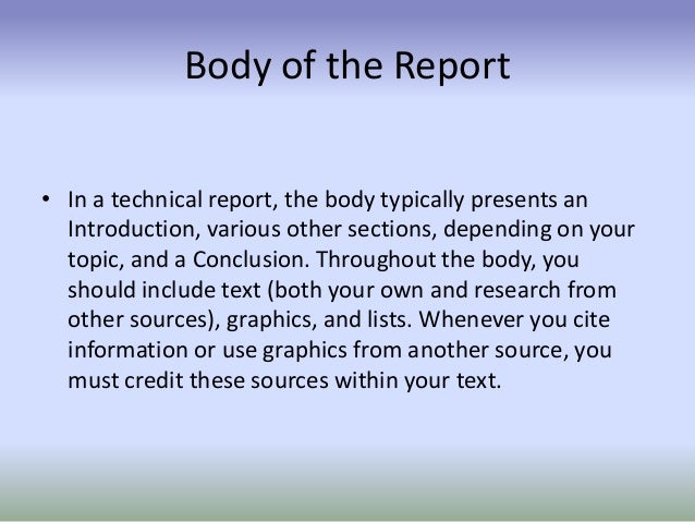 Example of thesis body