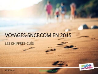 VOYAGES-SNCF.COM EN 2015
#VSC2016
LES CHIFFRES-CLÉS
@Voyagessncf_com
 