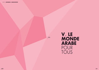 201
partie 2 jeunesse & innovation
v. Le
monde
arabe
pour
tous
200
200
 