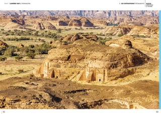 i. les expositions événements
52 53
Alula,
merveille
d’arabie
partie 1 lumière sur le patrimoine
légende //
Oasis d’AlUla. AlUla, Arabie Saoudite. CRÉDIT © Yann Arthus-Bertrand
 