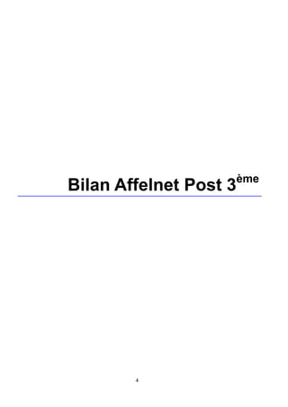 4
Bilan Affelnet Post 3ème
 