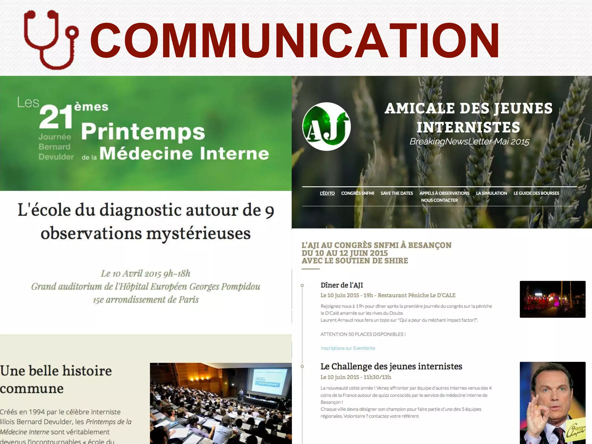 Trop lent
Trop compliqué
Objectif wordpress
COMMUNICATION