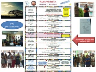 6
500
participations
Le continent africain, sujet
du Bac L – ES !
 