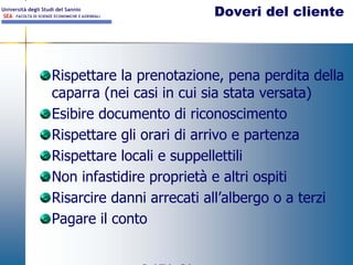 Bilancio Aziende turistiche