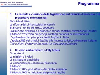 Bilancio Aziende turistiche