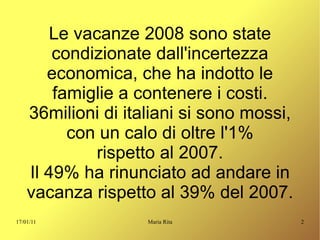 CAUSA: crisi economica 