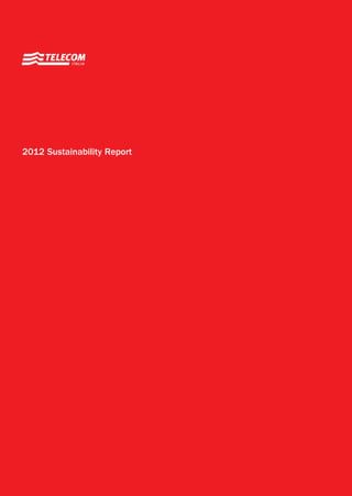 2012 Sustainability Report
 