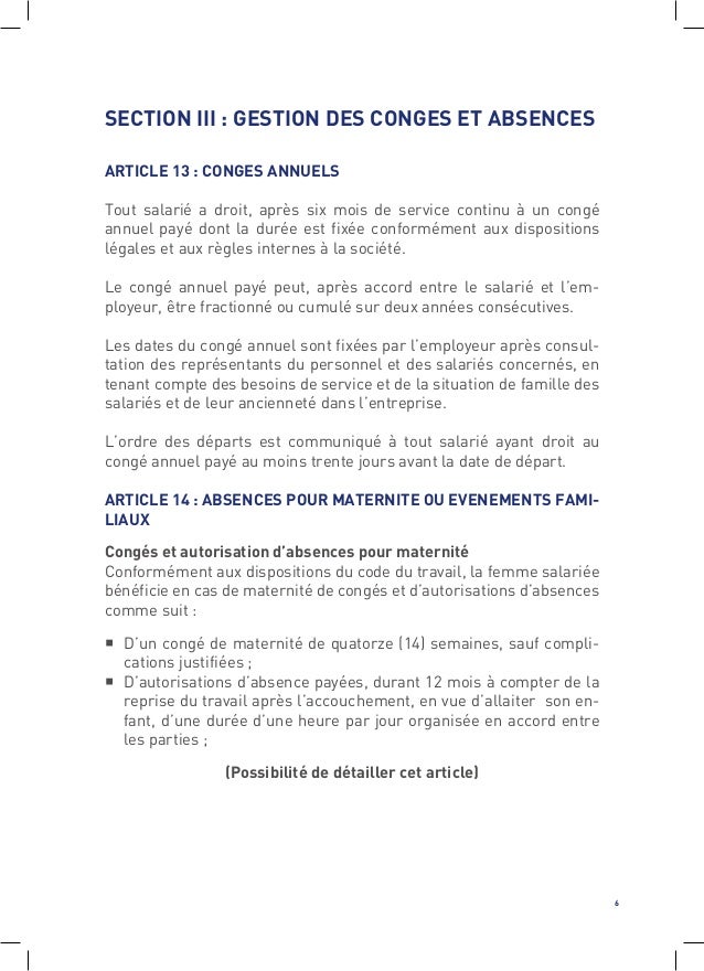 lettre d'absence au travail pour raison personnelle pdf