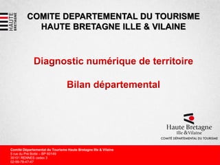 Bilan du diagnostic numerique de territoire en Haute Bretagne Slide 1