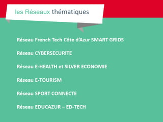 les Réseaux thématiquesles Réseaux thématiques
 