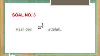 SOAL NO. 3
 