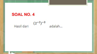 SOAL NO. 4
 