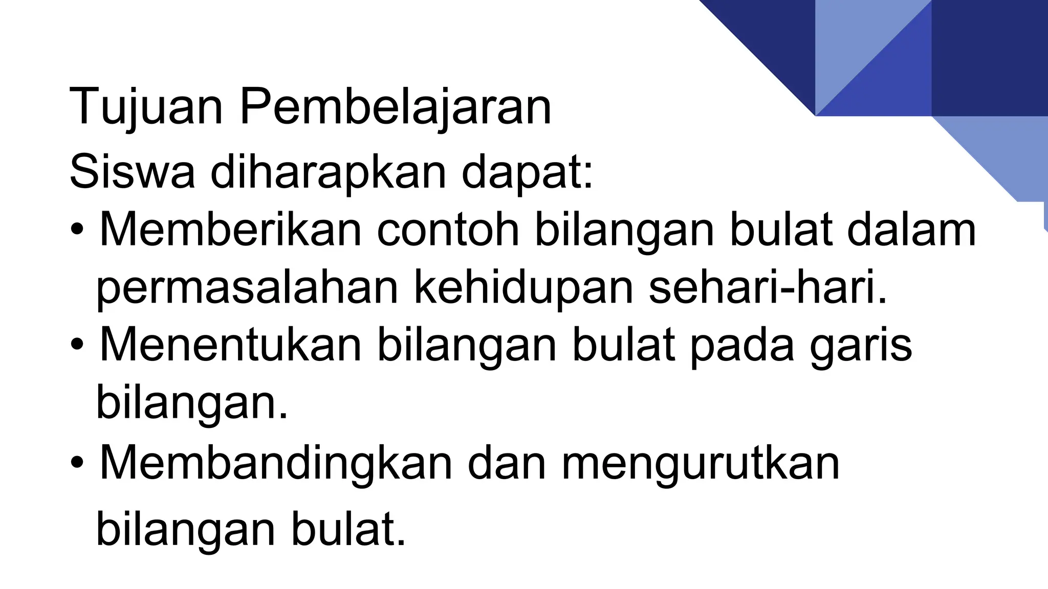 Bilangan bulat kelas 7 kurikulum merdeka | PPTX