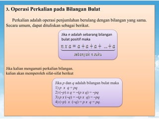 Bilangan bulat 2 | PPTX