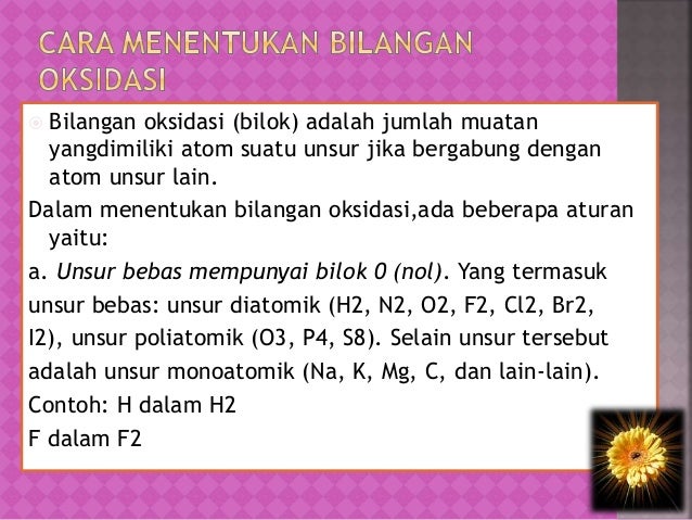 Bilangan oksidasi