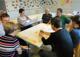 48
Les membres de la confrérie de la Cacasse
se prennent au jeu des résidents.
 