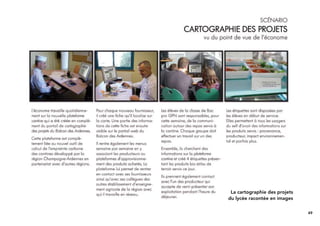49
La cartographie des projets
du lycée racontée en images
 