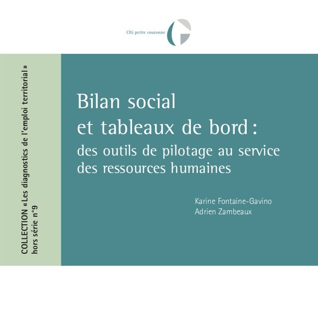 Bilan Social Tableaux De Bord Rh Et Strategie