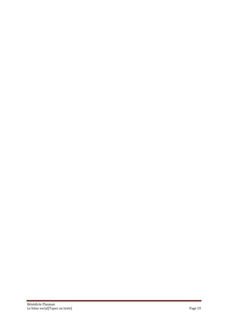 Bénédicte Plasman
Le bilan social[Tapez un texte]   Page 19
 