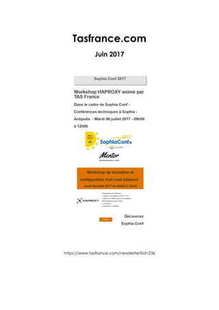 Tasfrance.com
Juin 2017
https://www.tasfrance.com/newsletter?id=236
 
