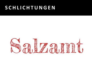 S C H L I C H T U N G E N
 