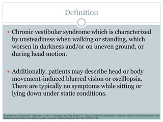 Bilateral Vestibulopathy