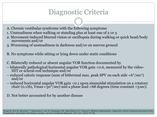Bilateral Vestibulopathy