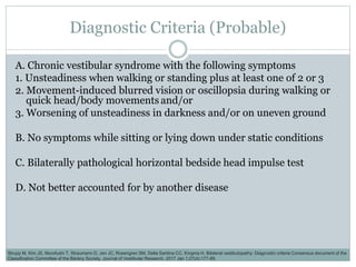 Bilateral Vestibulopathy