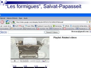 “ Les formigues” , Salvat-Papasseit 