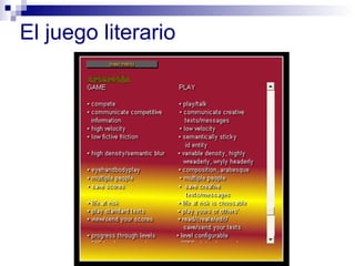 El juego literario 