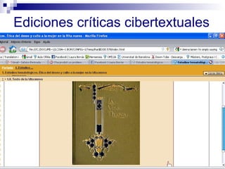 Ediciones críticas cibertextuales 