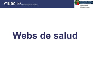 Webs de salud  