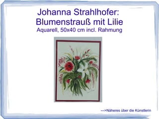 Jovan Malajmare - Mare Herbst im Banat '09  Aquarell, 27x21 cm Näheres über den Künstler 