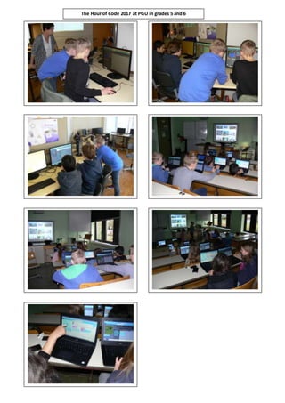 The Hour of Code 2017 at PGU in grades 5 and 6
 
